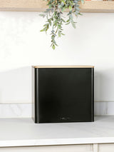 Next Salter Black Toronto Bread Bin- Buy online at McGrocer