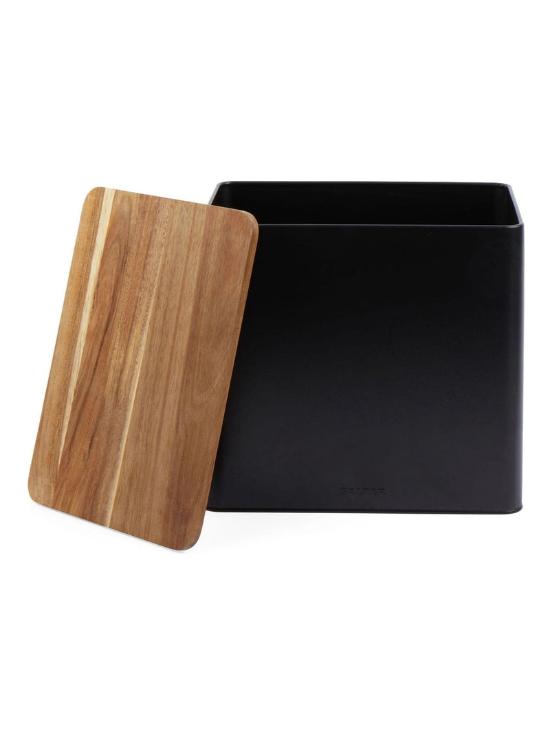 Salter Black Toronto bread bin (British brand)