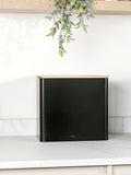 Salter Black Toronto bread bin (British brand)