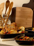 Russell Hobbs black roaster and chop 3 piece set, imported from the UK