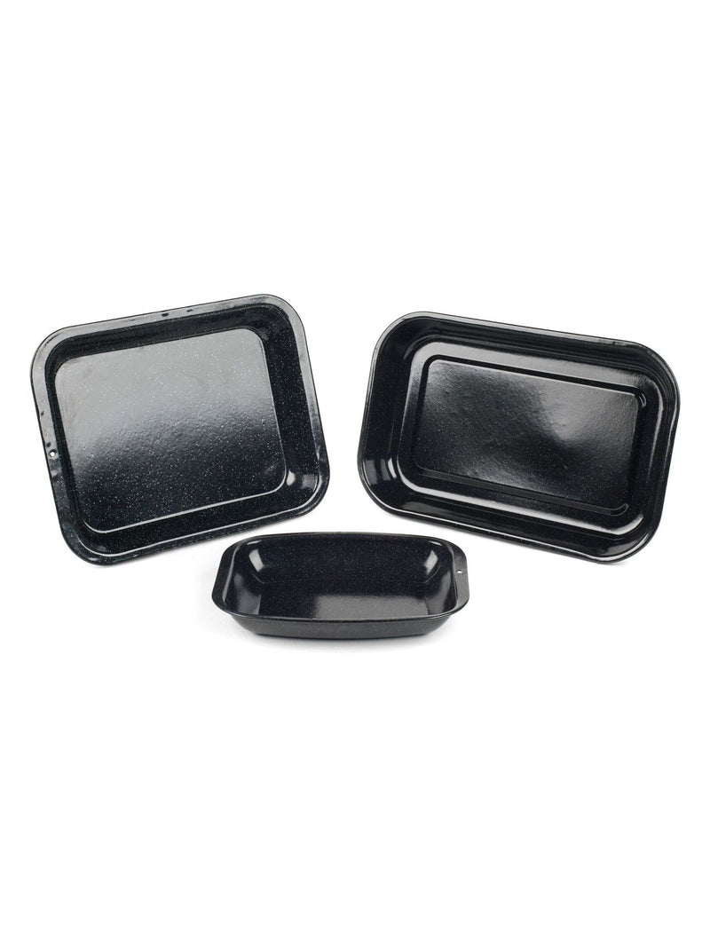 Russell Hobbs black roaster and chop 3 piece set, imported from the UK