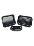 Russell Hobbs black roaster and chop 3 piece set, imported from the UK