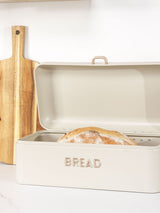 Next Salter Oatmeal Pebble Bread Bin 42cm x 23cm x 16.5cm- Buy online at McGrocer