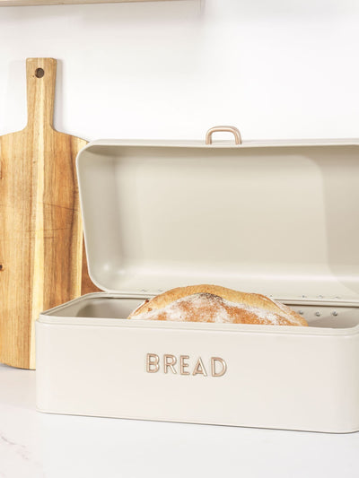 Suite Salter Oatmeal Pebble Bread Bin 42cm x 23cm x 16.5cm - Acheter en ligne sur McGrocer