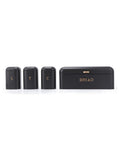 Salter Charcoal Pebble 4-piece countertop storage set (British brand)