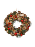 Dibor Brown Festive Fruits wreath 38cm - British product