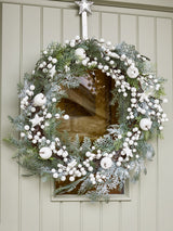 Next Dibor Green Winter Orchard Wreath Door Wreath 50cm- Buy online at McGrocer