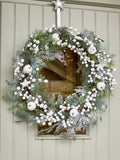 Dibor green winter orchard wreath 50cm, UK version