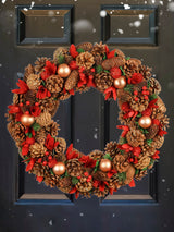Next Dibor Brown Giant Canterbury Wreath 50cm- Buy online at McGrocer