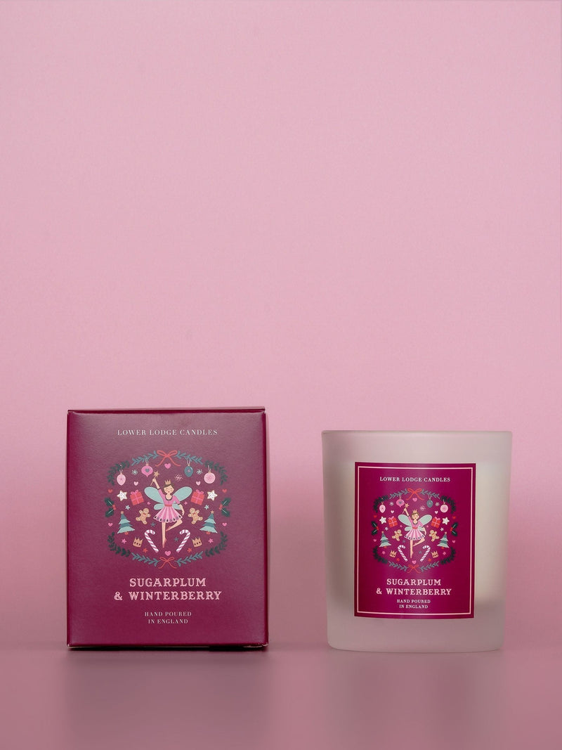 Lower Lodge Candles Sugarplum and Winterberry 1 Wick Scented Candle