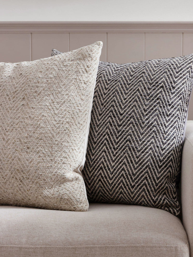 Wylder Natural Croft jacquard cushion, imported from the UK