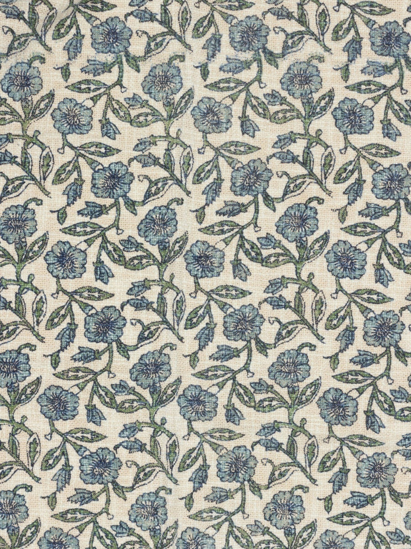 Paoletti Delphine floral cotton throw 170x130cm - British product