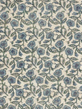 Paoletti Delphine floral cotton throw 170x130cm - British product