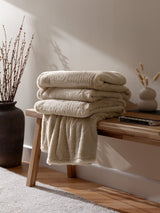 Next Furn Natural Beige Kallu Faux Fur Throw 130 x 180 cm- Buy online at McGrocer