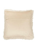 Furn natural beige faux fur cushion, imported from the UK
