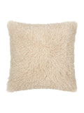 Furn natural beige faux fur cushion, imported from the UK