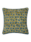 Paoletti Chedworth yellow cushion 50cm, imported from the UK