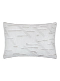 HÖEM glacier grey tresse jacquard cushion 60x40cm - British product