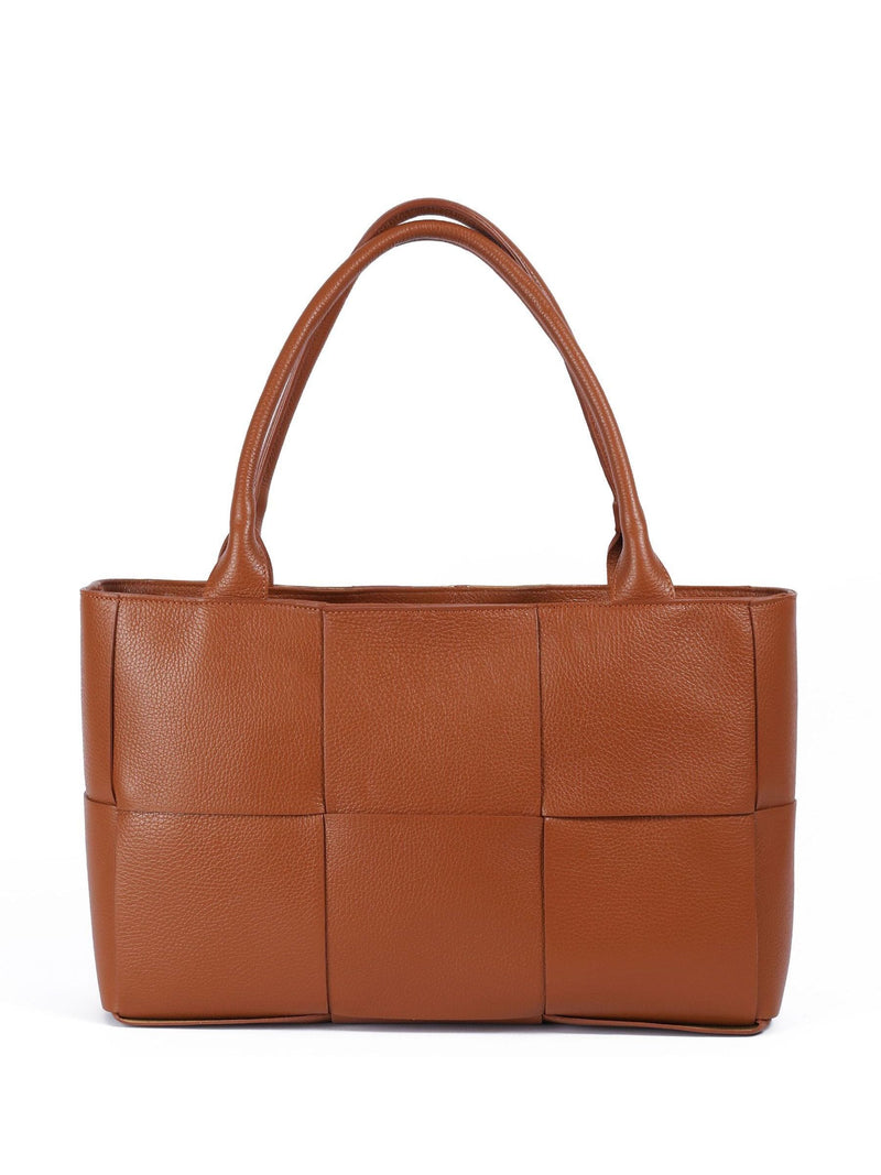 LRM Goods personalised leather Lettie tote bag, imported from the UK