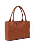 LRM Goods personalised leather Lettie tote bag, imported from the UK