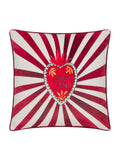 Furn Red Amor Eterno Velvet Cushion 45cm (British brand)