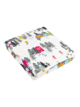 Next Furn Snow Christmas Aspen Fleece Throw 150cm x 130cm- Buy online at McGrocer