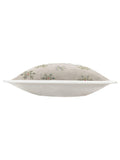 Paoletti green Christmas cushion with Let It Snow embroidery - British product