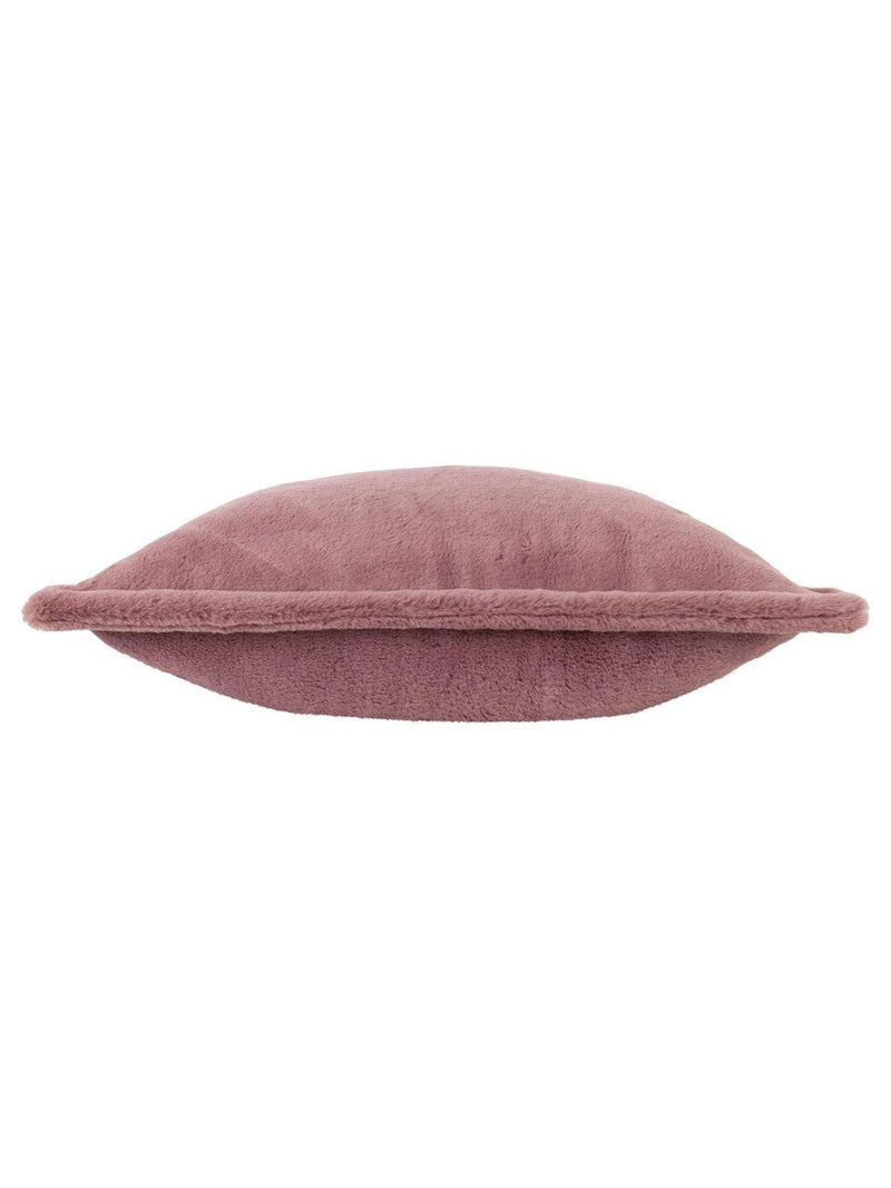 Furn faux fur cushion mulberry pink 45cm, imported from the UK