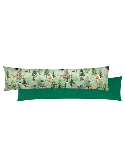 Next Furn Oak Green Lodge Wood Velvet Draught Excluder- Buy online at McGrocer