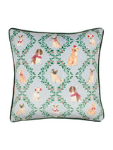 Next Evans Lichfield Multicolour Christmas Dog Friends Velvet Piped Cushion 43cm- Buy online at McGrocer