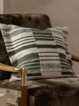 Next Yard Sage Torode Woven Fringed Cotton Cushion- Buy online at McGrocer
