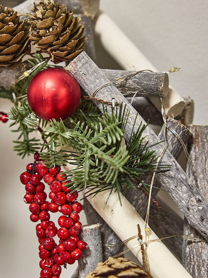 Dibor Personalised Christmas wreath 30cm, imported from the UK