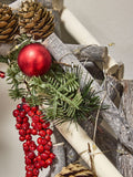 Dibor Personalised Christmas wreath 30cm, imported from the UK