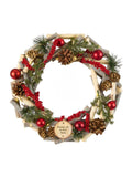 Dibor Personalised Christmas wreath 30cm, imported from the UK