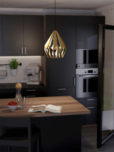 Next Eglo Gold Carlton Single Pendant Ceiling Light- Buy online at McGrocer
