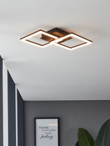 Next Eglo ParandayZ Black Steel Smart Colour Changing Ceiling Light- Buy online at McGrocer