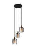 Eglo bronze chisle 3-light pendant ceiling light, imported from the UK