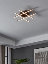 Next Eglo Lasana 3 LED Black Flush Ceiling Light- Buy online at McGrocer