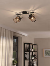 Next Eglo Dellow 2-Light Lattice Style Adjustable Wall or Ceiling Spotlight- Buy online at McGrocer