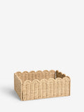 Jojo Maman Bébé natural scallop storage basket, UK version