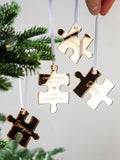 No Ordinary Gift mirror puzzle piece hanging decorations - British product