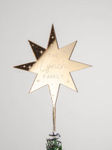 Next No Ordinary Gift Personalised Star Mirror Christmas Tree Topper 17.5cm- Buy online at McGrocer