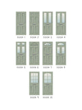 No Ordinary Gift layered wooden front door Christmas decoration 7x9.5cm, UK version