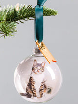 Next No Ordinary Gift Personalised Pet Photo Christmas Bauble with Mirror Charm Tag 8 x 8cm- Buy online at McGrocer
