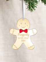 Next No Ordinary Gift Personalised Gingerbread Man Christmas Decoration 7 x 8 cm- Buy online at McGrocer