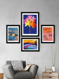 East End Prints Black Magic Pond framed print - British product