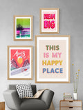 East End Prints Oak This Is My Happy Place Wall Art by Studio Eleni