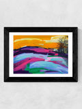 Framed New Horizons Wall Art Print with Archival Paper and Shatterproof Glazing