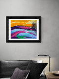 Framed New Horizons Wall Art Print with Archival Paper and Shatterproof Glazing