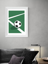 Next East End Prints White Football Framed Print- Buy online at McGrocer